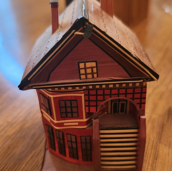 VTG Meow Reo Wheat Straw House Trinket Boxes (Set of 3) - Picture 2 of 6